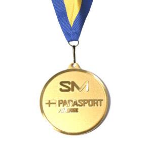 SM medalj G inkl BG medaljband