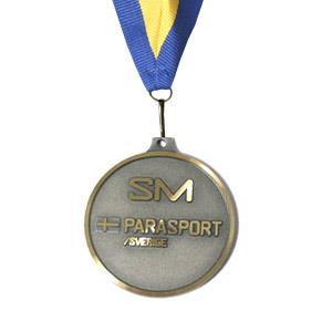 SM medalj S inkl BG medaljband
