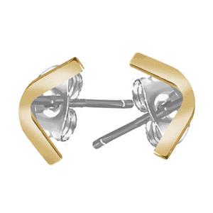 Alfa Laval 18k gold Earrings 14x2mm