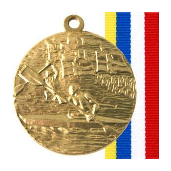 Medalj 4 flaggor med medaljband