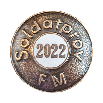 Soldatprovmärke FM 2022 14mm