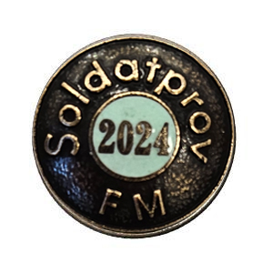 Soldatprovmärke FM 2024 14mm
